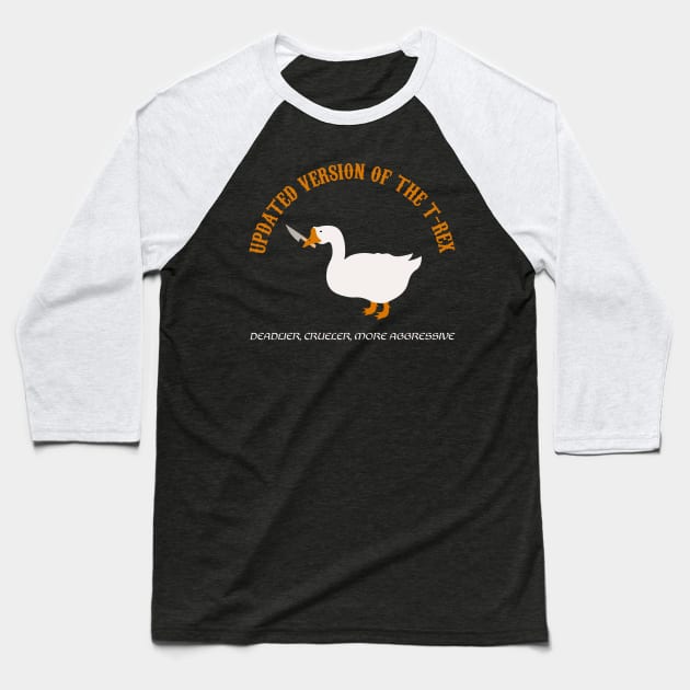 Updated Version of The Goose Baseball T-Shirt by Karlsefni Design